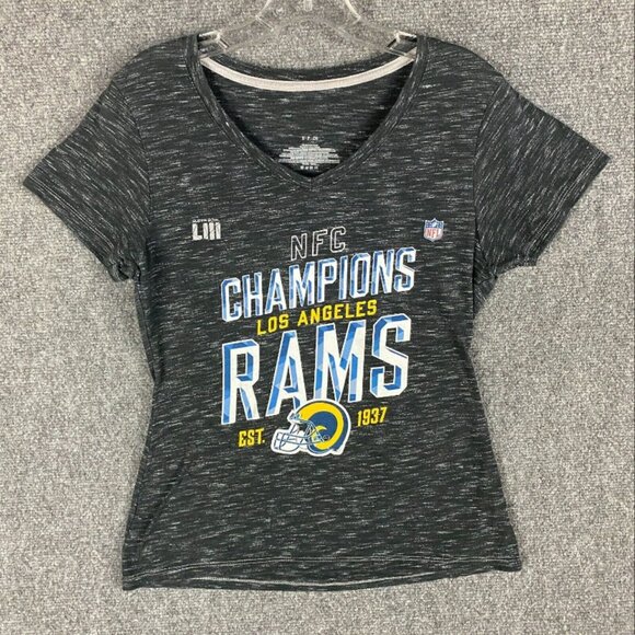 Fanatics Tops - NFC Champions Los Angeles‎ Rams Shirt Women's Small Fanatics Top Cotton Blend